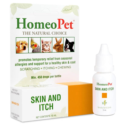 HomeoPet Skin & Itch Relief For Cats & Dogs (15 ml)