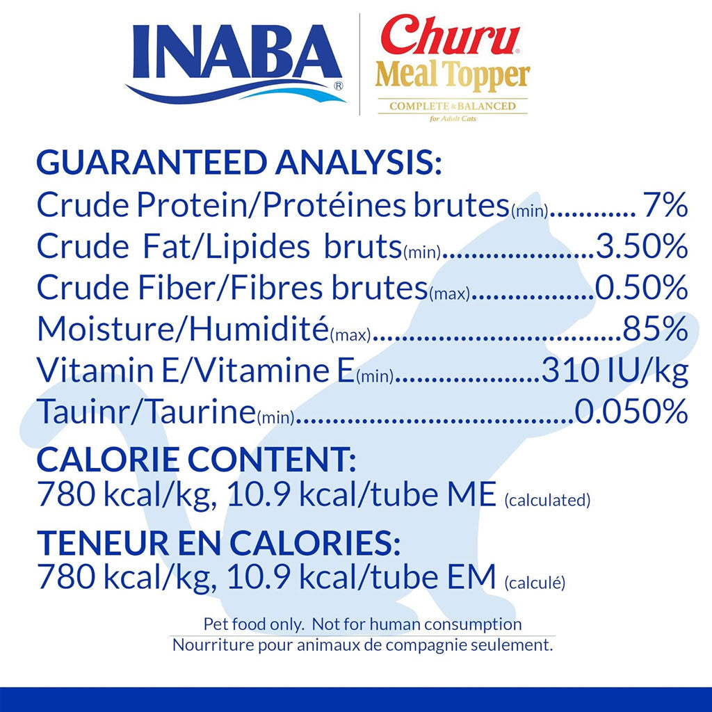 Inaba Churu Meal Topper Chicken Recipe Cat Food