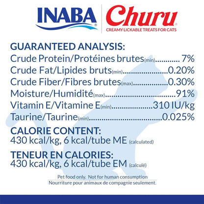 Inaba Churu Tuna & Chicken Variety Pack Grain-Free Lickable Treat for Cats