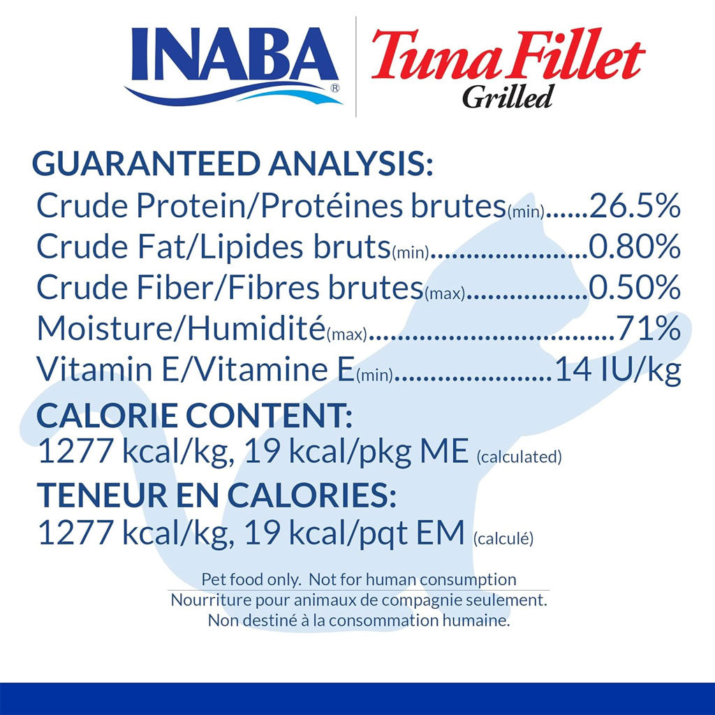 Inaba Ciao Grilled Tuna Fillet in Tuna Flavored Broth Cat Treat