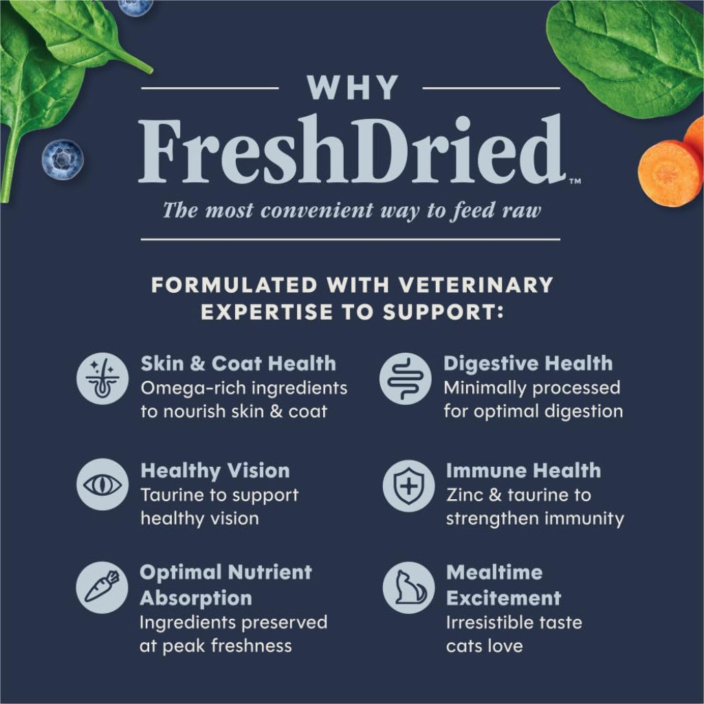 Instinct Fresh Dried Patés Freeze-Dried Raw Surf & Turf Entrée for Cats - Cat Food 4
