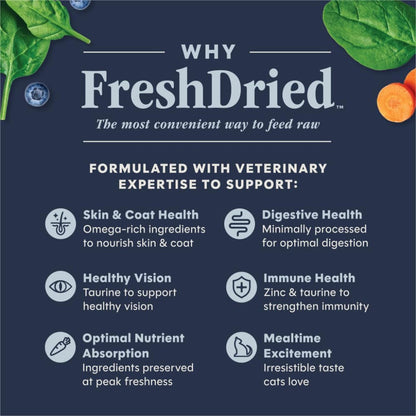 Instinct Fresh Dried Patés Freeze-Dried Raw Surf & Turf Entrée for Cats - Cat Food 4