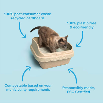 Kitty Sift Disposable Sifting Litter Box, Large