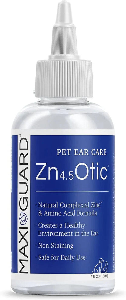 MAXI/GUARD Zn4.5 Otic Natural Ear Care Solution with Complexed Zinc - Dog Ear Care 8
