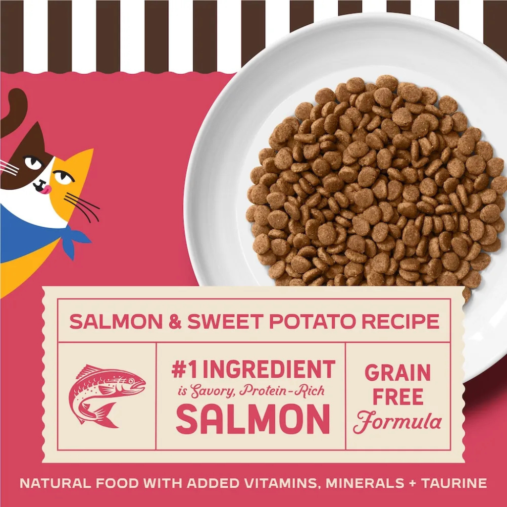 Merrick Purrfect Bistro Grain Free Salmon & Sweet Potato Recipe Dry Cat Food - Cat Food 2