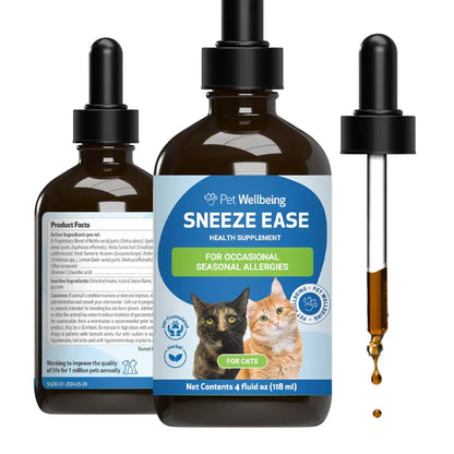 Nettle-Eyebright Gold - Seasonal Allergy Defense for Cats - Cat Supplements & Vitamins 4