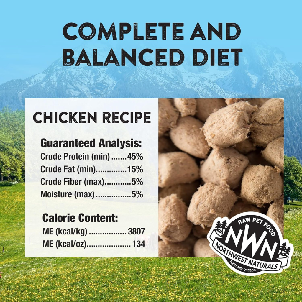 Northwest Naturals Freeze-Dried Chicken Recipe Raw Diets for Cats (11 oz) - Cat Food 3