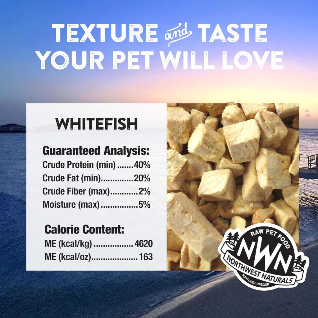 Northwest Naturals Freeze-Dried Whitefish Treats for Dogs & Cats (2.5 oz) - dog treat 13