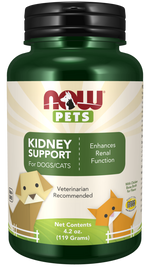 NOW Pets Kidney Support Dog & Cat Supplement 4.2-oz - Dog Kidney & Bladder Supplements 1