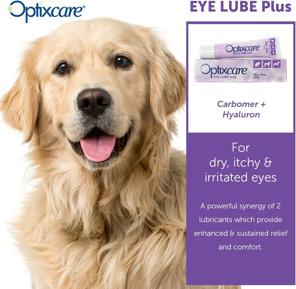 Optixcare Eye Lube Plus for Dogs & Cats (20g) - Pet Eye Care 2