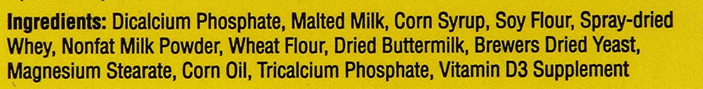 Ingredients in Pet-Cal Calcium Supplement Tablets for Dogs & Cats