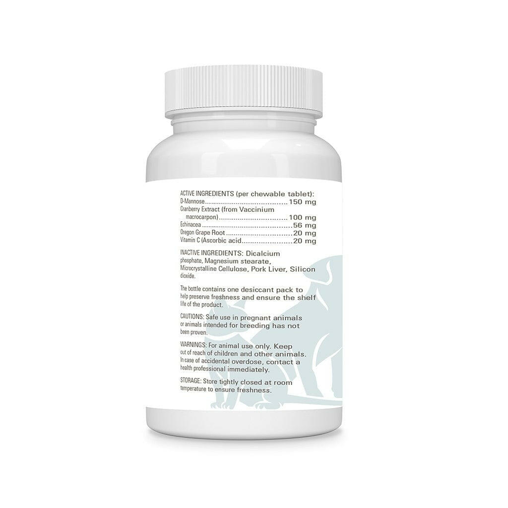 Pet Scholars Cranberry & D-Mannose Urinary Tract Support (75 Chewable Tablets) - Dog Supplements & Vitamins 2