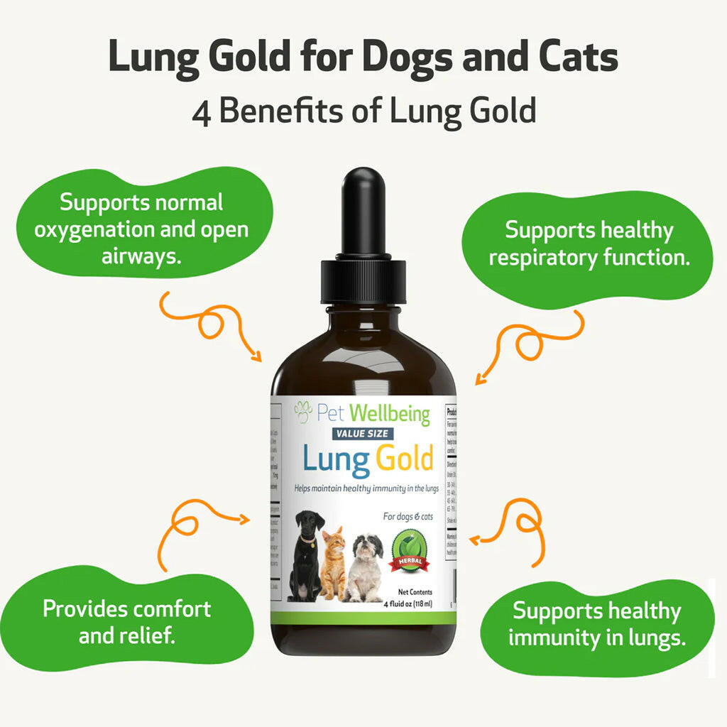 Lung Gold Lower Respiratory Tract Support for Cats