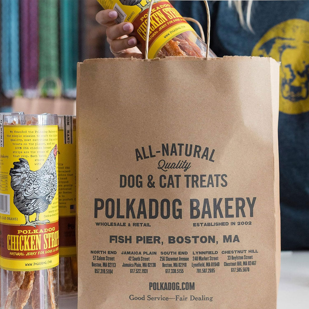 Polkadog Chicken Strips Natural Jerky For Dogs & Cats