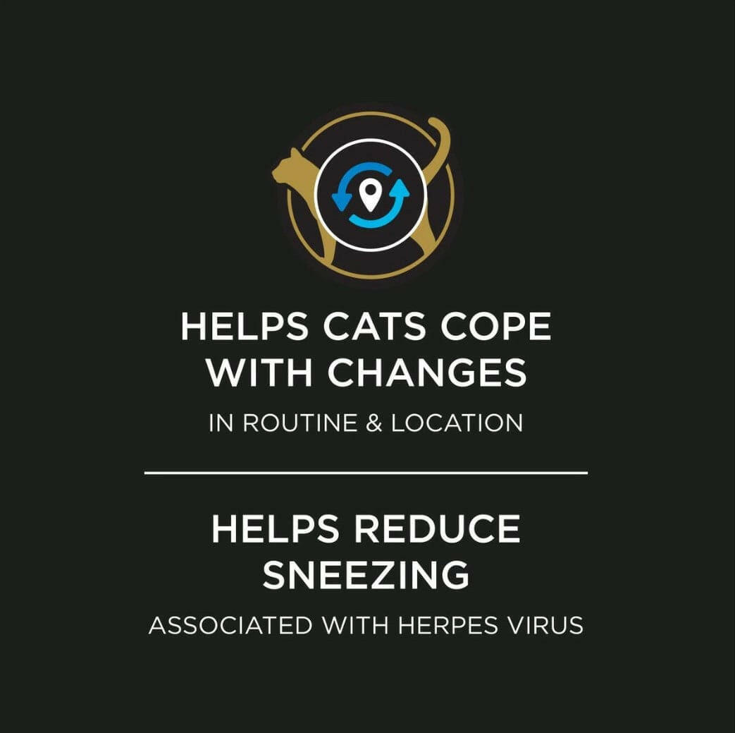 Features of Purina Pro Plan Veterinary Supplements Calming Care for Cats