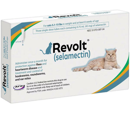 Revolt Topical Solution for Cats 5.1-15 lbs 1 doses