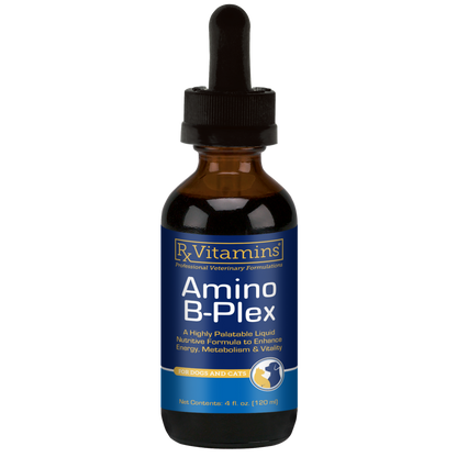 Rx Vitamins Amino B Plex B Vitamin Complex Plus Amino Acids - 4 oz - Dog Supplements & Vitamins 9