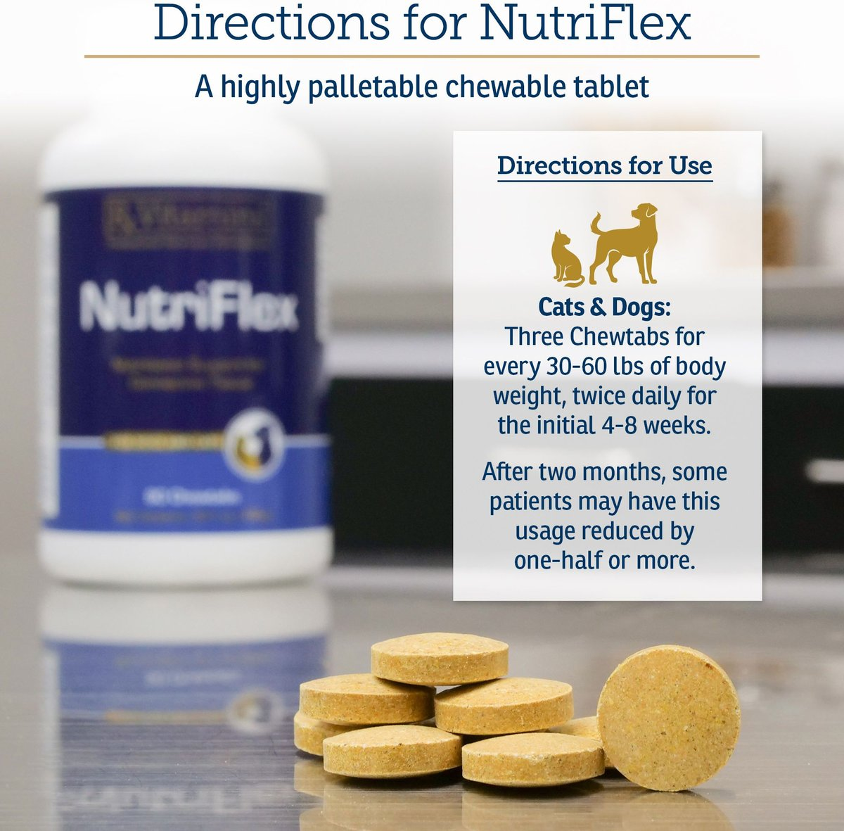 Rx Vitamins NutriFlex Joint Supplement for Dogs & Cats (90 chewtabs) - Dog & Cat Supplements & Vitamins 4