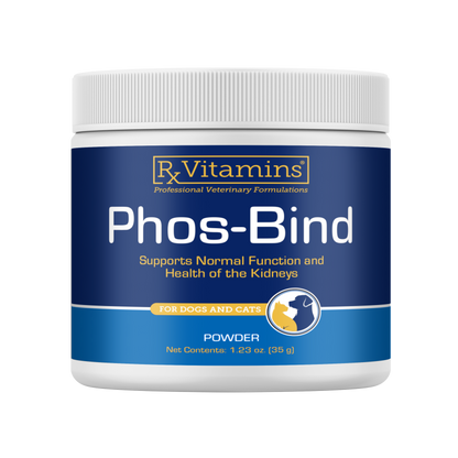 Rx Vitamins Phos-Bind Kidney Support Supplement For Dogs & Cats - 35g - Dog & Cat Supplements & Vitamins 8