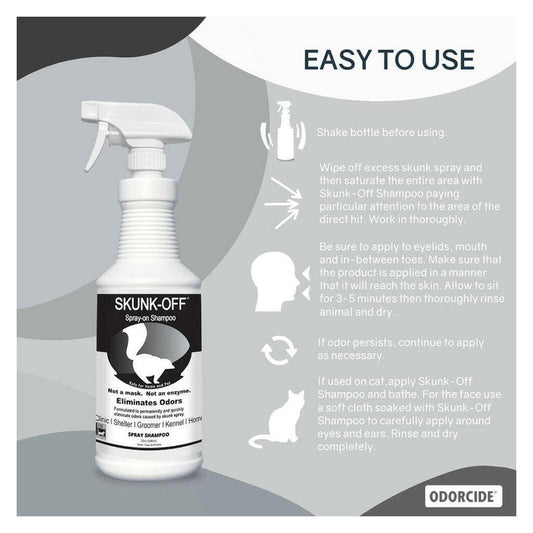 Skunk-Off Spray-On Shampoo (32 oz)