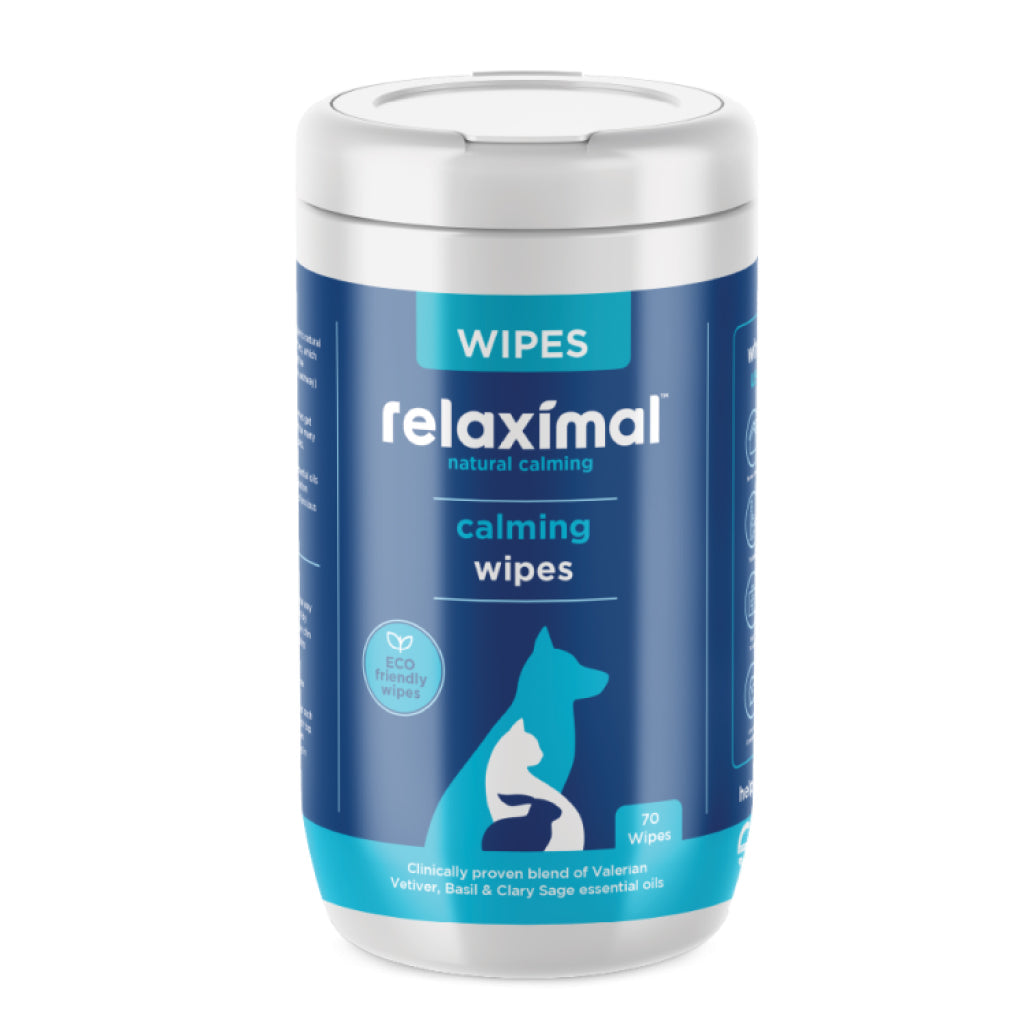 Stratford Relaximal Natural Calming Wipes for Dogs & Cats (70 ct)
