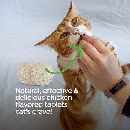 TevraPet Vetality Naturals Oral Flea & Tick Chews for Cats, Chicken Flavor