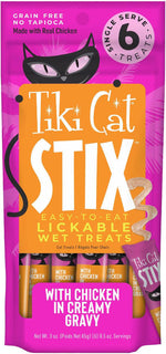 Tiki Cat Stix Chicken Mousse - 6-count - (1-pack) - Food Topper 1