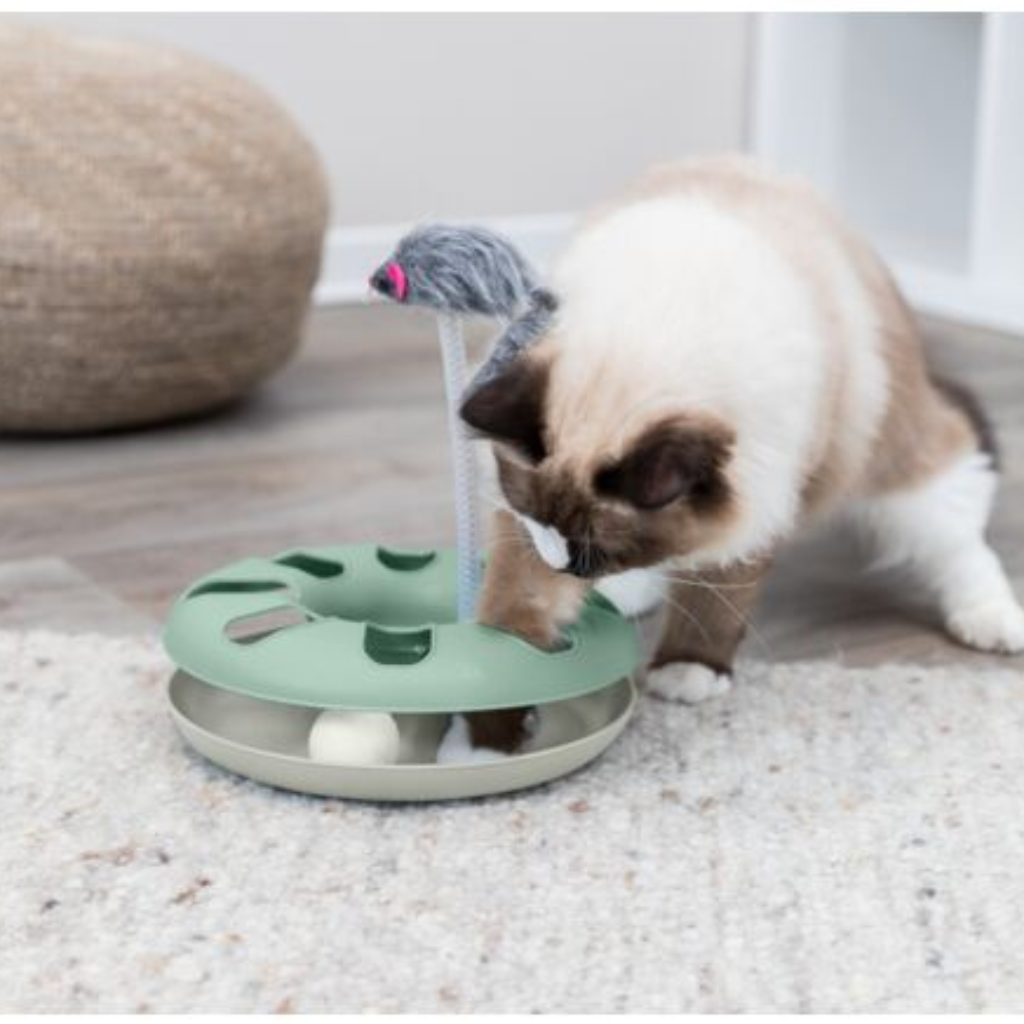 Trixie Cat Crazy Cricle with Plush Mouse Interactive Cat Toy - Cat Toys 7