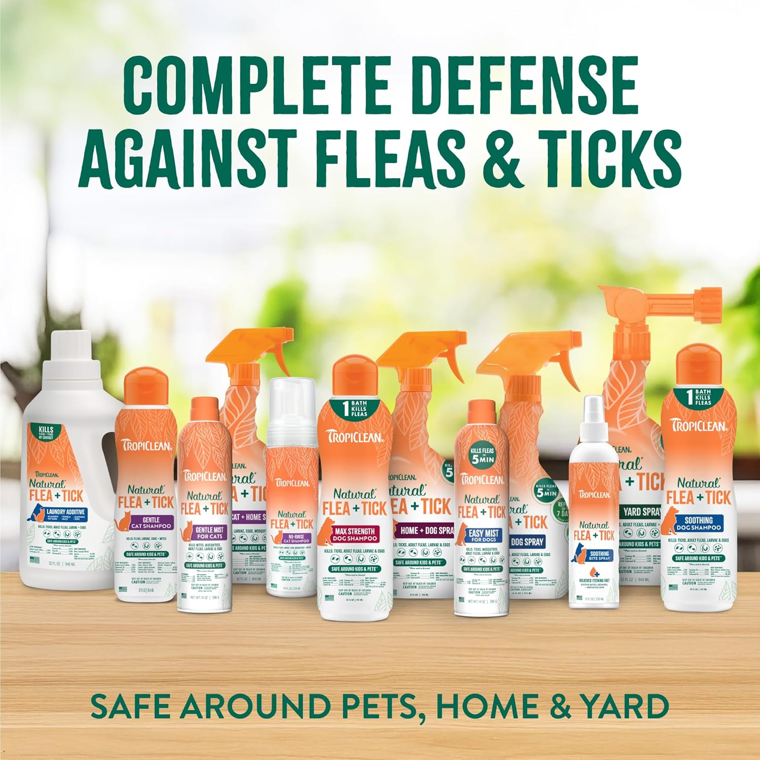 TropiClean Natural Flea + Tick Cat Shampoo (12 oz) - Cat Flea Shampoos & Sprays 5