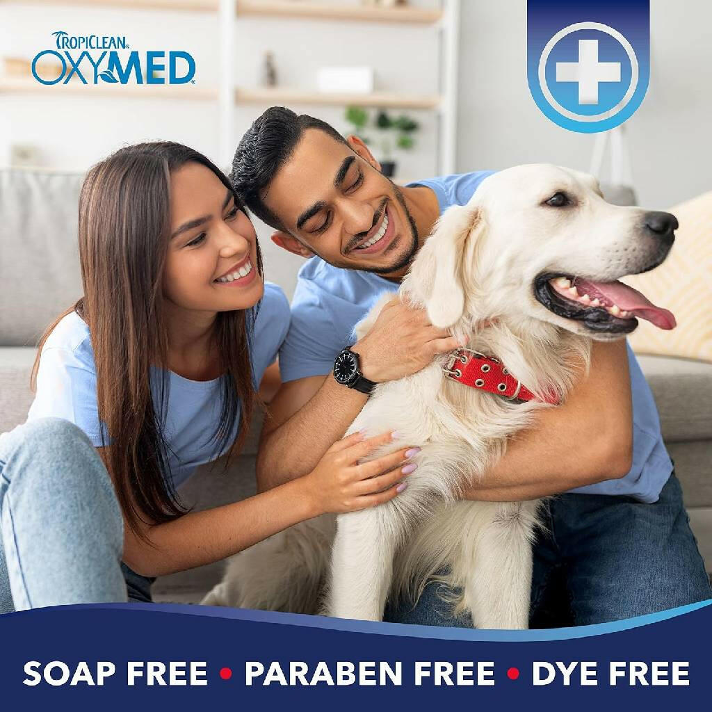 Tropiclean Oxy-Med Oatmeal Shampoo For Pets (20 oz)
