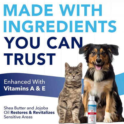 TropiClean OxyMed Restore Paw Pad Lotion for Dogs & Cats (4 oz)