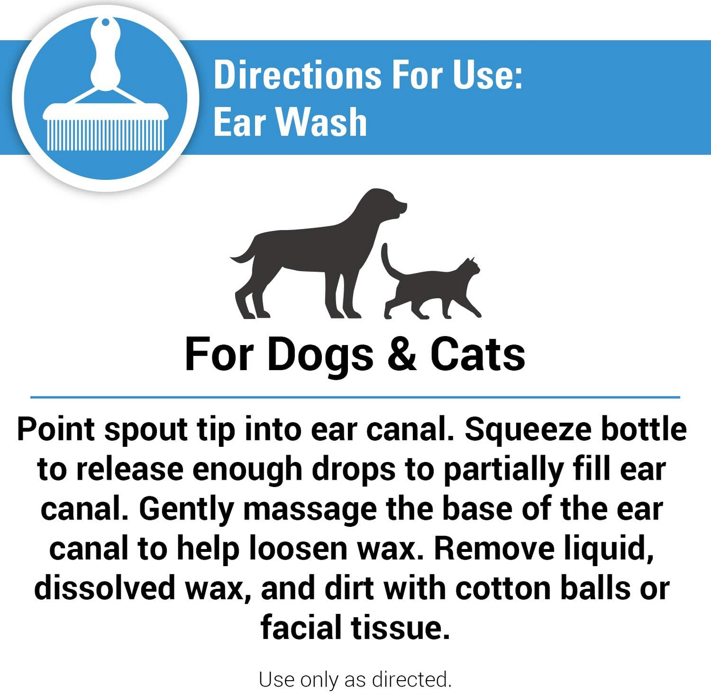Vet Classics Ear Wash with Tea Tree Oil for Dogs & Cats (4 oz) - 6