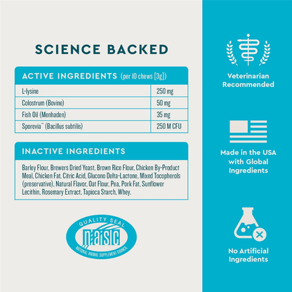Vet IQ Allergy Pro Treats for Cats (30 Day Supply)