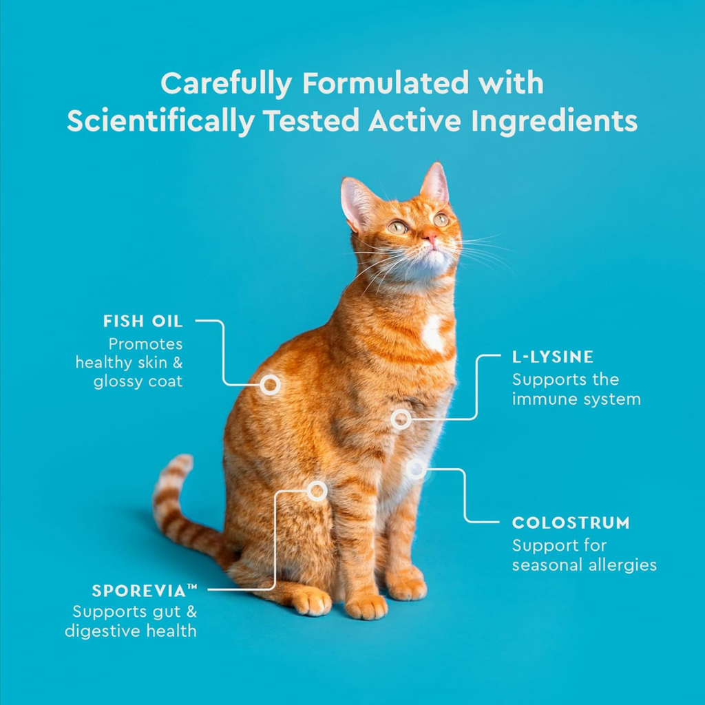 Vet IQ Allergy Pro Treats for Cats (30 Day Supply)