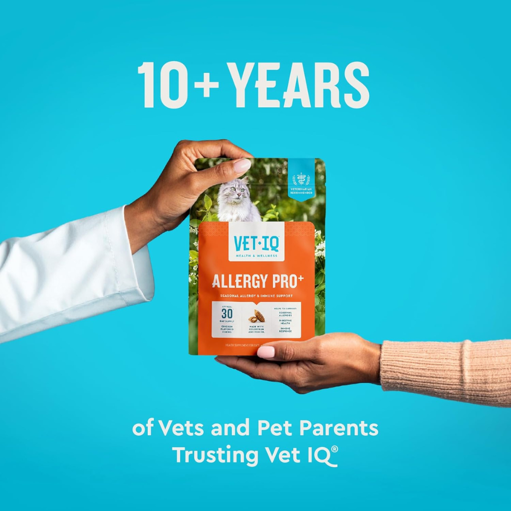 Vet IQ Allergy Pro Treats for Cats (30 Day Supply)