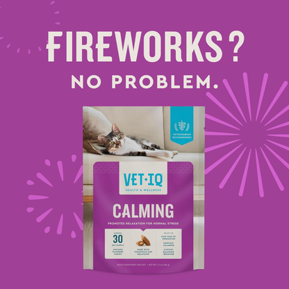 Vet IQ Calming Treats for Cats (30 Day Supply) - Dog Treats 5
