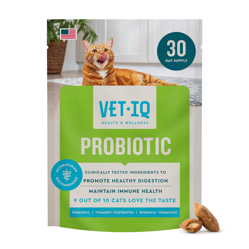 Vet IQ Probiotic Treats for Cats (30 Day Supply) - Dog Treats 1