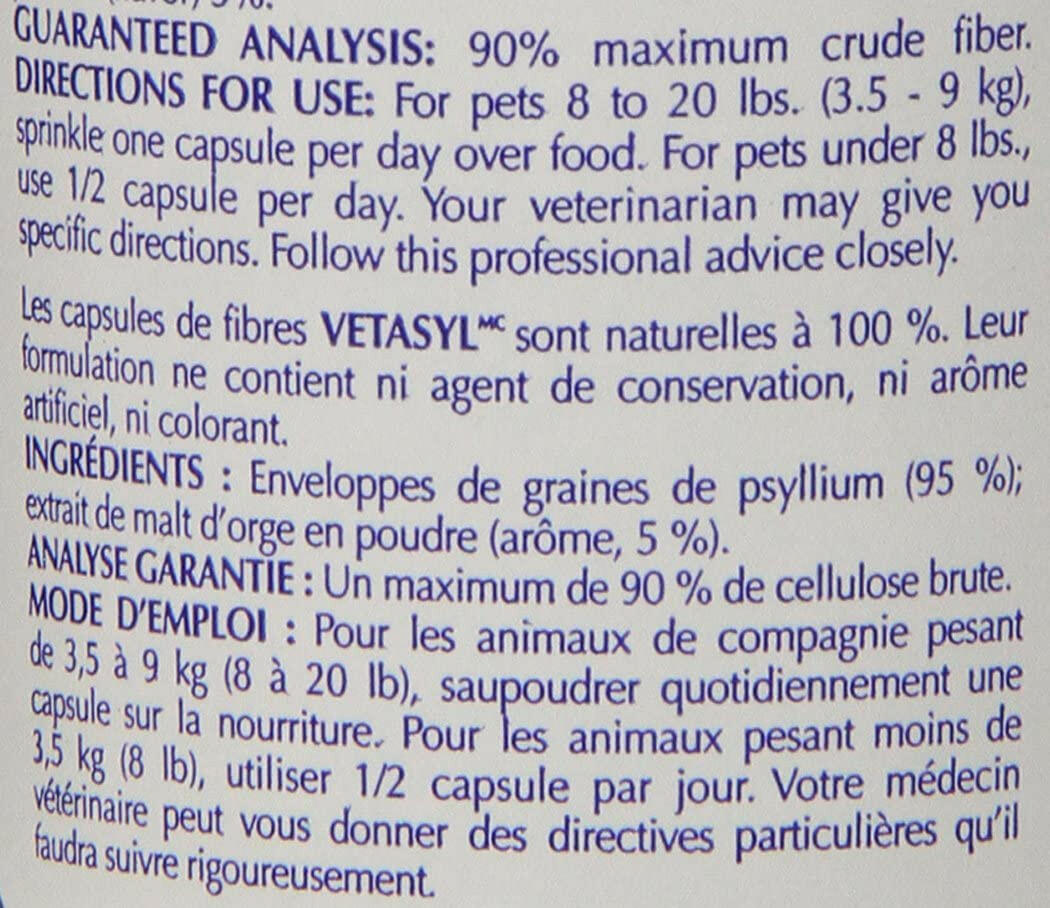 Vetasyl Fiber Capsules (100 capsule)