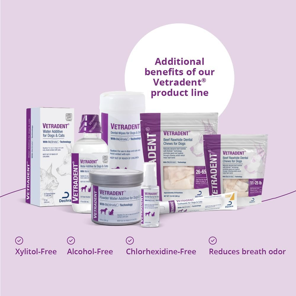 VETRADENT Dental Wipes (60 ct) - Dog Dental Care 4