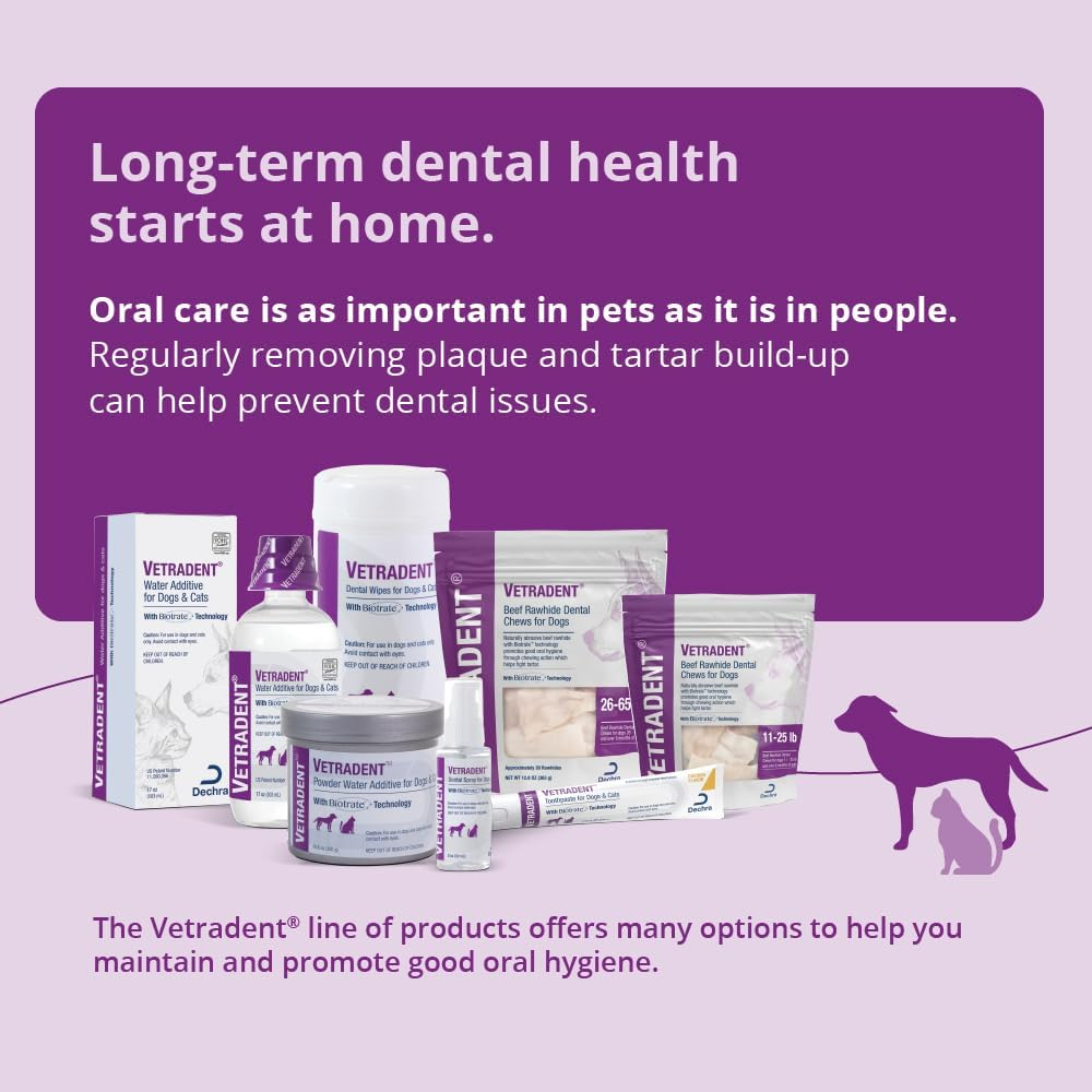 VETRADENT Dental Wipes (60 ct) - Dog Dental Care 3