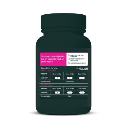 VetriScience Acetylator Digestive Supplement for Cats & Dogs (120 caps) - Pet Vitamins & Supplements 4