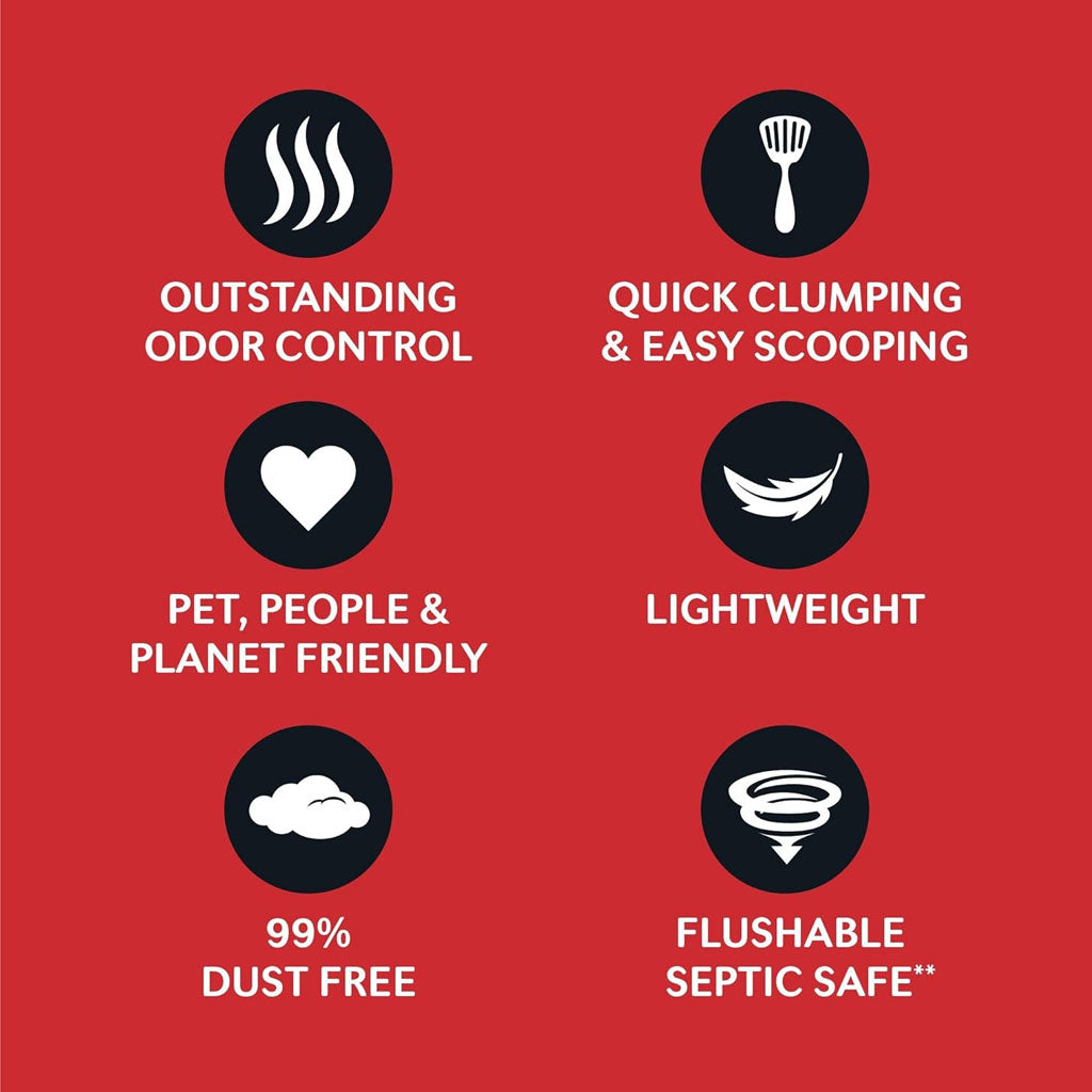 World’s Best Cat Litter Multiple Cat Unscented 28 lbs - Cat Litter & Waste Disposal 5