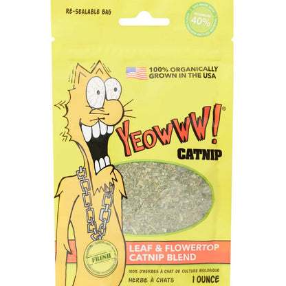 Yeowww! Organic Catnip For Cat Toys, 1-ounce