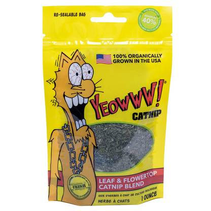 Yeowww! Organic Catnip For Cat Toys, 1-ounce