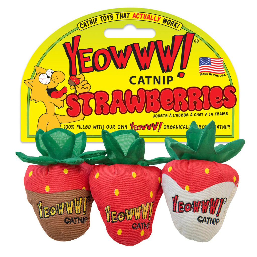 Yeowww! Strawberries Catnip Cat Toy - Cat Toys 9