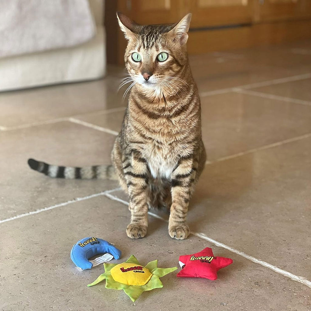 Yeowww! Sun, Moon, Stars Catnip Cat Toys