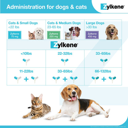 Zylkene Calming Capsules - 75mg - Dog Supplements & Vitamins 11
