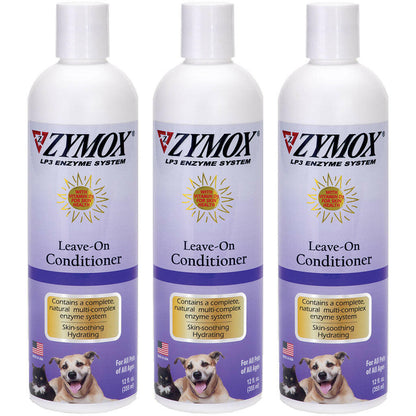 Zymox Enzymatic Leave-On Conditioner for Dogs & Cats - 12oz - 3pack